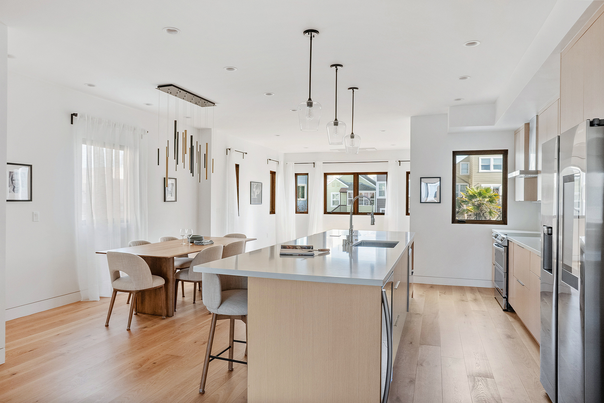 Kitchen island Richmond District San Francisco kitchen remodel