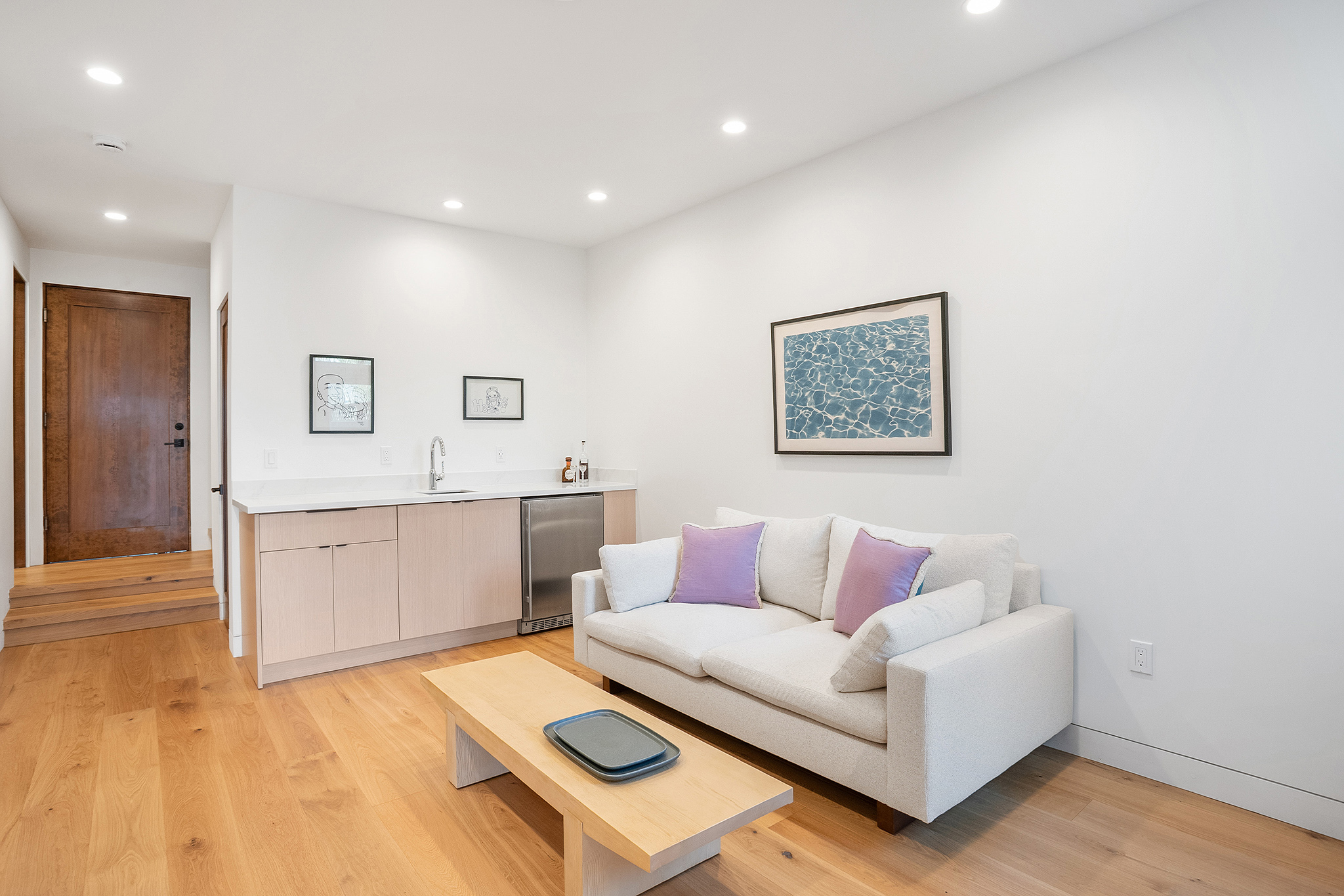 Playroom with bar Richmond District San Francisco house remodel