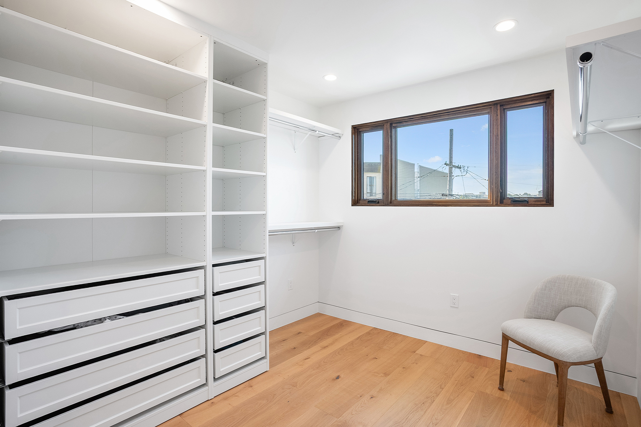 Custom walk-in closet Richmond District San Francisco remodel